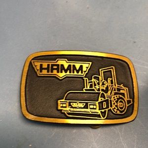 Vintage Brass HAMM Brass Belt Buckle😊